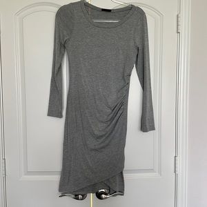 VICI Grey long sleeve fitted dress